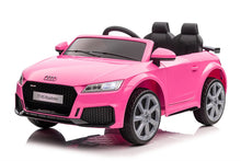 Cargar imagen en el visor de la galería, Coche eléctrico para niños - Audi TT RS Roadster Pink, 2x12V