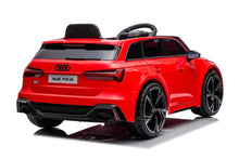 Cargar imagen en el visor de la galería, Coche electrico para niños - Audi RS6 Rojo, 2x12V