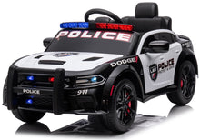 Cargar imagen en el visor de la galería, Coche electrico para niños - Dodge Charger SRT Hellcar Redeye Policia, 2x12V