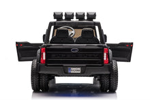 Cargar imagen en el visor de la galería, Coche electrico para niños Ford Super Duty F450 Negro 4x24V