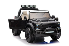 Cargar imagen en el visor de la galería, Coche electrico para niños Ford Super Duty F450 Negro 4x24V