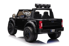 Cargar imagen en el visor de la galería, Coche electrico para niños Ford Super Duty F450 Negro 4x24V
