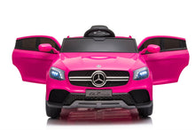 Cargar imagen en el visor de la galería, Coche eléctrico para niños - Mercedes GLC Coupe Rosa 4x12V, Neumáticos EVA y Asiento de Cuero - Coche Eléctrico Infantil