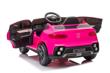Cargar imagen en el visor de la galería, Coche eléctrico para niños - Mercedes GLC Coupe Rosa 4x12V, Neumáticos EVA y Asiento de Cuero - Coche Eléctrico Infantil