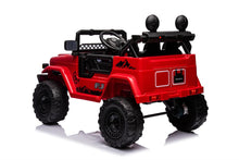 Cargar imagen en el visor de la galería, Coche electrico para niños -Toyota FJ Cruiser Rojo 4x12V con Neumáticos EVA y Asiento de Cuero
