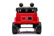 Cargar imagen en el visor de la galería, Coche electrico para niños -Toyota FJ Cruiser Rojo 4x12V con Neumáticos EVA y Asiento de Cuero