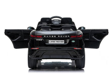 Cargar imagen en el visor de la galería, Coche eléctrico para niños - Range Rover Evoque 12V Black, 4x12V