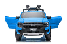 Cargar imagen en el visor de la galería, Coche eléctrico para niños - Ford Ranger Wildtrak F707 con asiento de cuero.