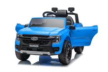 Cargar imagen en el visor de la galería, Coche eléctrico para niños - Ford Ranger Wildtrak F707 con asiento de cuero.