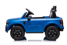 Cargar imagen en el visor de la galería, Coche eléctrico para niños - Ford Ranger Wildtrak F707 con asiento de cuero.