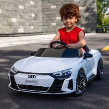 Cargar imagen en el visor de la galería, Coche electrico para niños - Audi RS e-tron GT Blanco 4x12V
