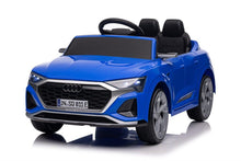 Cargar imagen en el visor de la galería, Coche eléctrico para niños - Audi SQ8 12V Azul