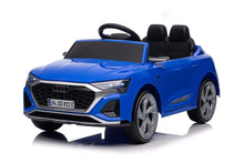 Cargar imagen en el visor de la galería, Coche eléctrico para niños - Audi SQ8 12V Azul
