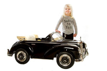 Cargar imagen en el visor de la galería, Coche eléctrico para niños - Mercedes 300S Pintado en Negro 2x12V -