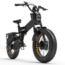 Cargar imagen en el visor de la galería, Bicicleta Eléctrica De Doble Motor LANKELEISI X3000 MAX 2000W