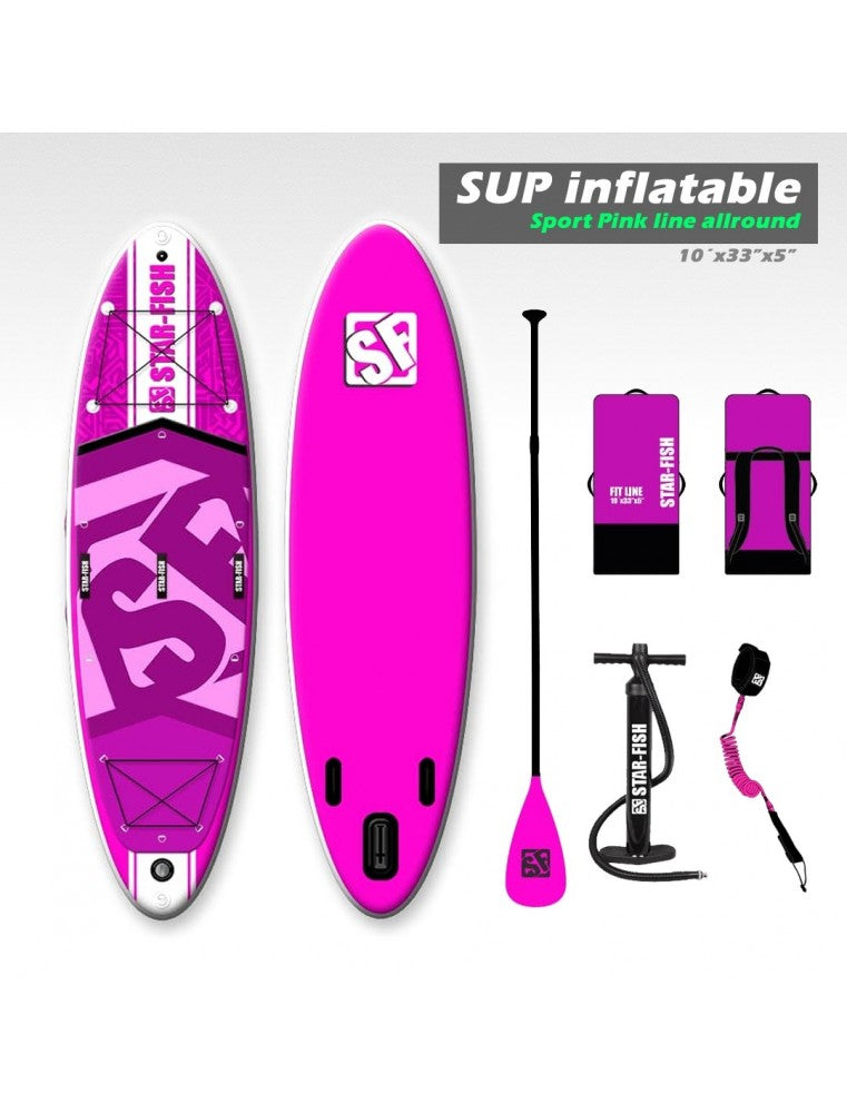 Tabla de Paddle Surf STAR-FISH Sport Pink Line – IndalSUP~Las