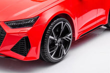 Cargar imagen en el visor de la galería, AUDI RS6 ROJO, 12V CON NEUMÁTICOS DE GOMA COCHES ELECTRICOS PARA NIÑOS
