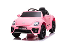 Load image into Gallery viewer, VOLKSWAGEN BEETLE DUNE 12V CON RUEDAS DE GOMA COCHES ELECTRICOS PARA NIÑOS
